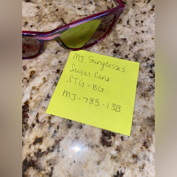 New Maui Jim Sugar Cane Polarized STG-BG MJ-783-13B Lilac Sunset Frame Rose Lens - Picture 11 of 12